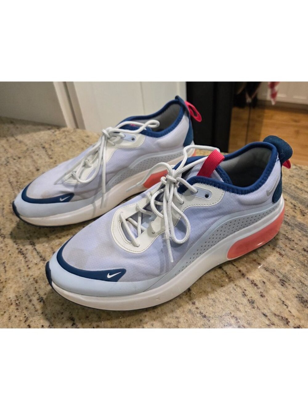 Nike Air Max Dia NBY Blue Pink Womens Running Shoes AQ4312-401 Size 8